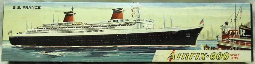 Airfix 1/600 SS France Ocean Liner - Craftmaster Issue -  (Norway), S2-198 plastic model kit